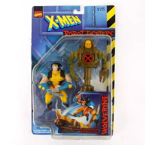 Wolverine - 1997 Marvel Comics X-Men Robot Fighters Action Figure - Toy Biz